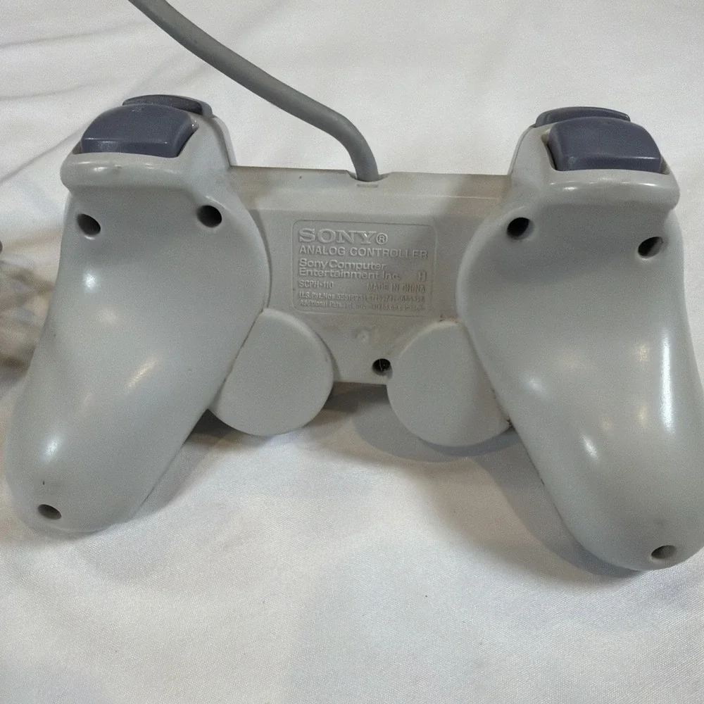 Sony PS1 Analog Controller SCPH-110 Gray OEM PlayStation 1‎ Clean Untested OEM